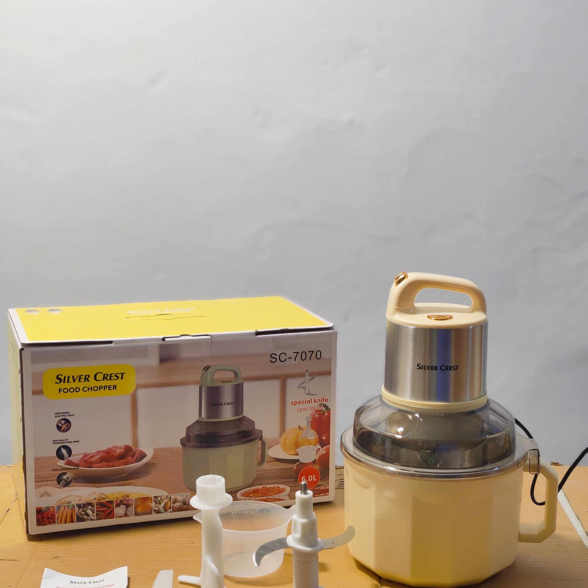 Imported Silver Crest 2 in 1 chopper and Stand Mixer - 6 Litre